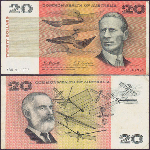 1967 Australia $20 Coombs/Randall (Fine) L001130